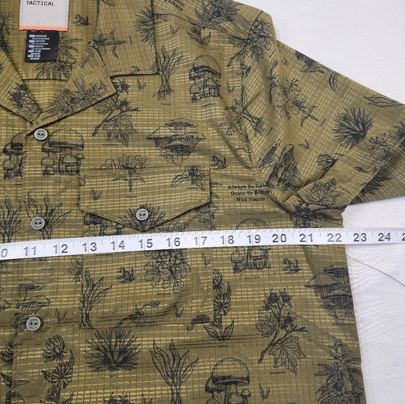 NWT 5.11 Men's Green 206 Vay-Camo Shirt, sz MD - Picture 5 of 14